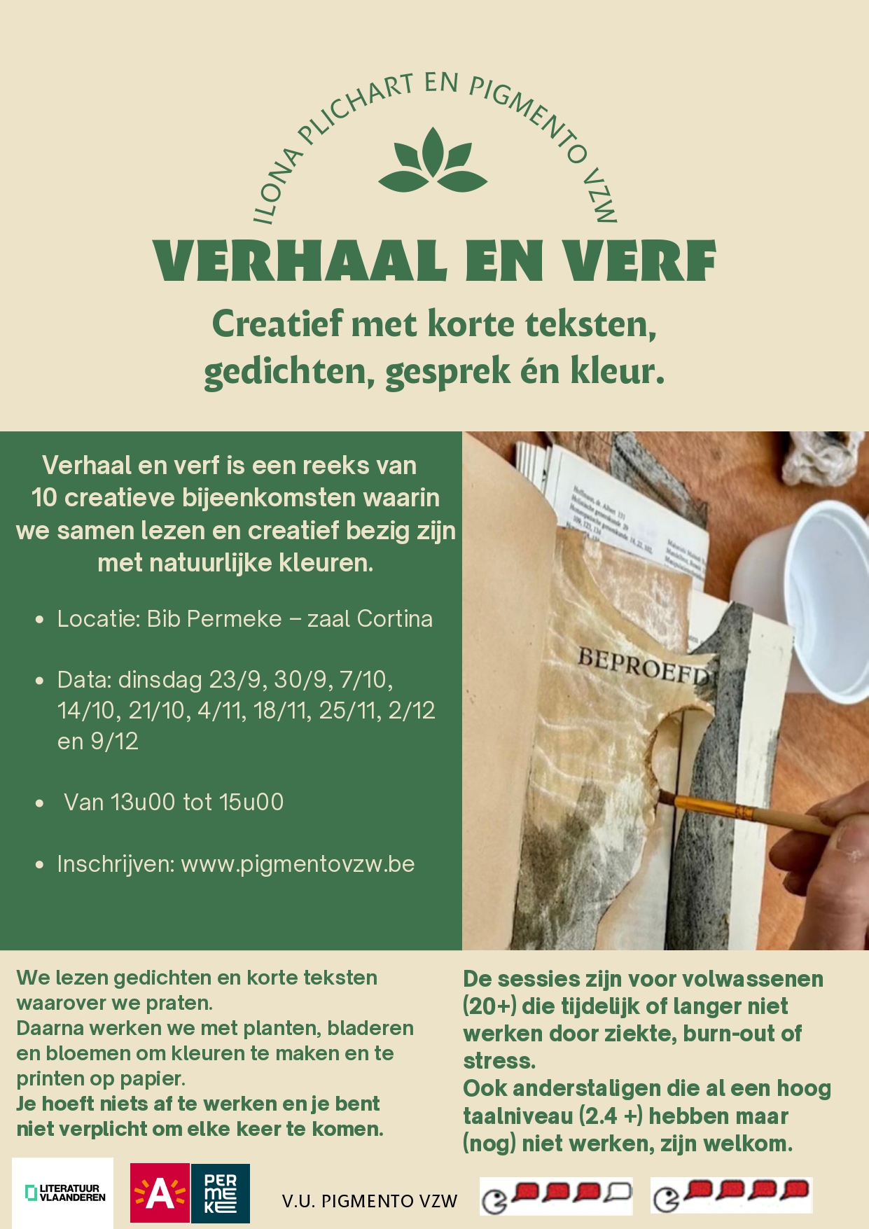 Verhaal en Verf Mortsel najaar 2025