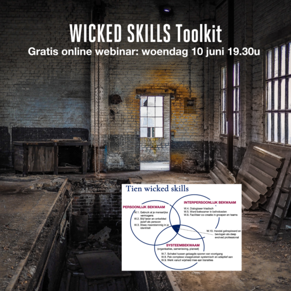 Webinar op 10 juni: Maak kennis met de Wicked Skills en stel je vragen over de zomerdriedaagse